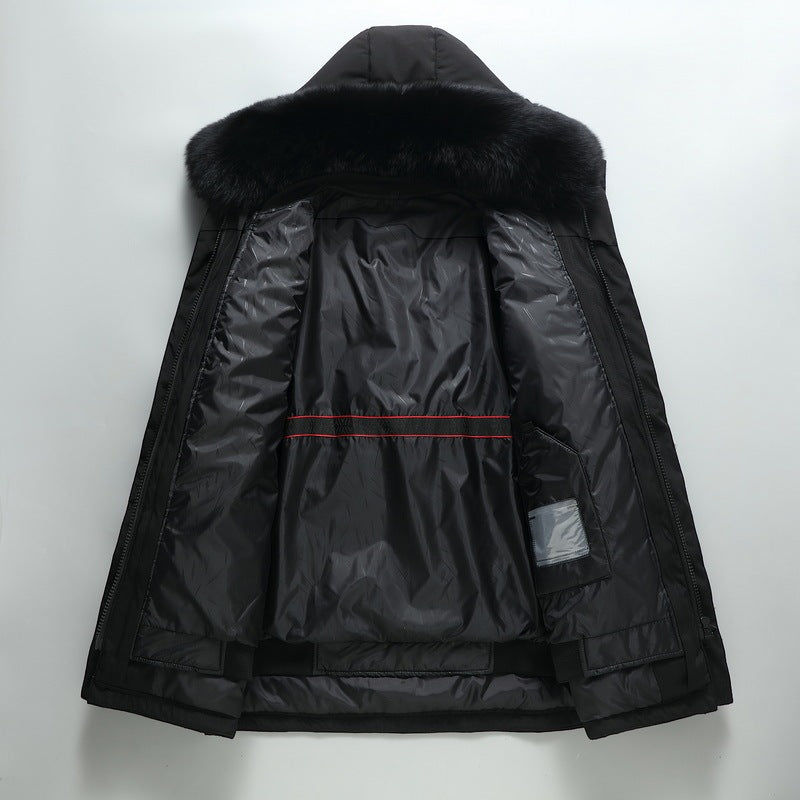 Men's Down Jacket Men's Mid-length Coat