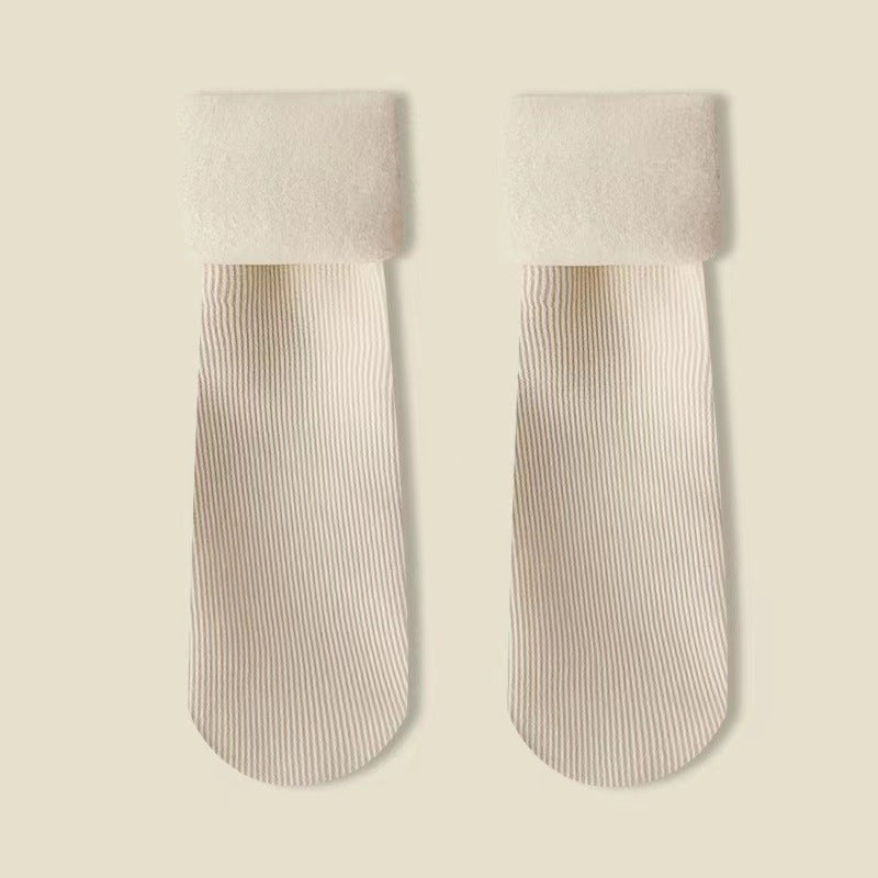 Fleece Lined Padded Warm Keeping Snow Socks Tube Socks