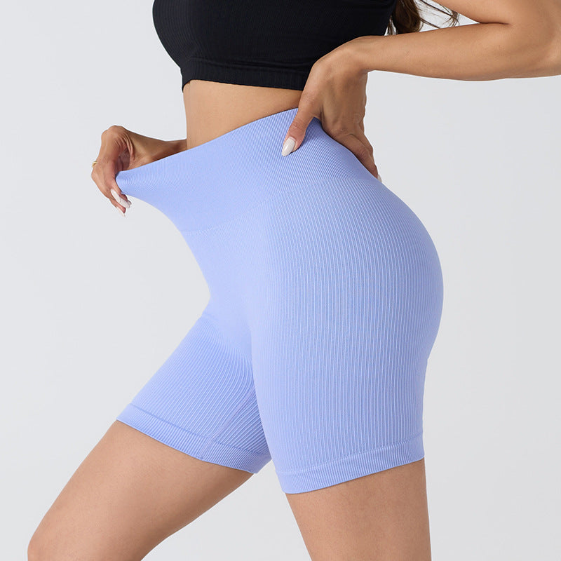 Seamless Thread Stretch Tight Shorts Fitness Exercise