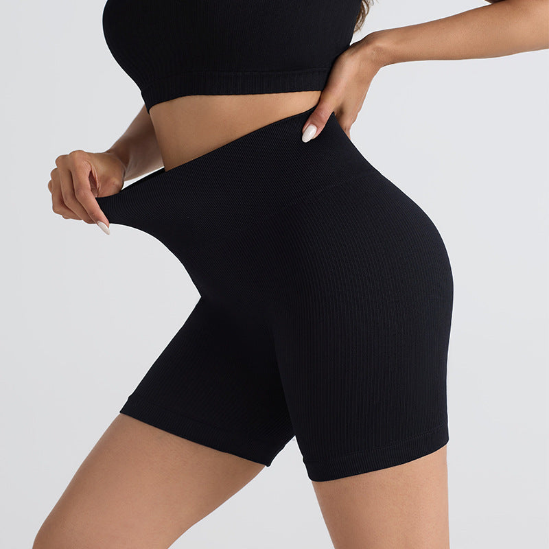 Seamless Thread Stretch Tight Shorts Fitness Exercise